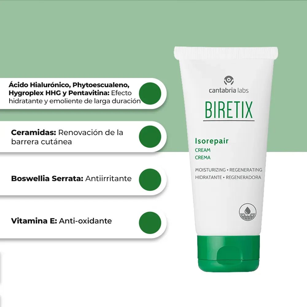 Biretix Isorepair Crema Reparadora x50ml - TIENDA PIEL