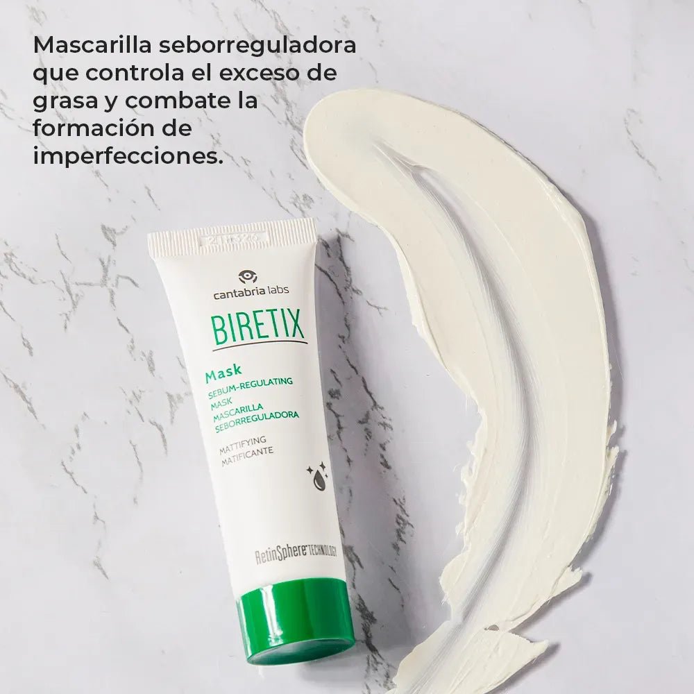 Biretix Mascarilla Seborreguladora x 25ml - TIENDA PIEL
