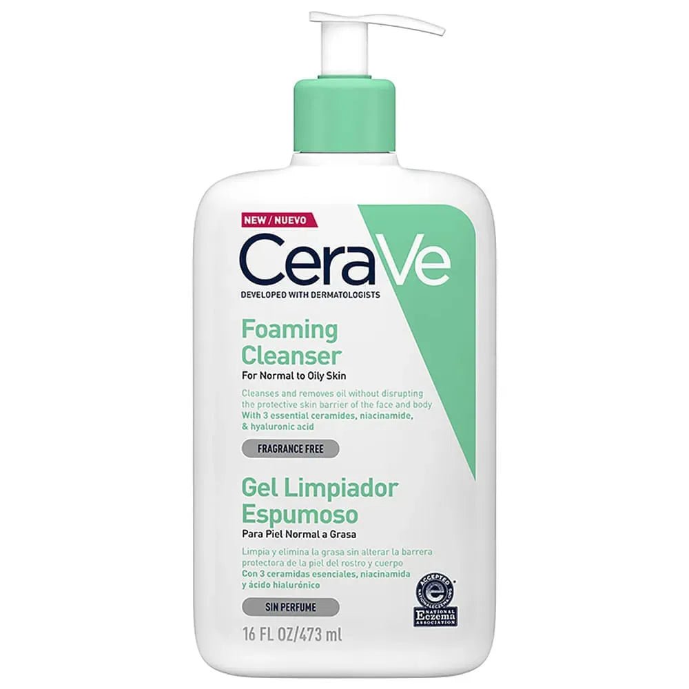 CeraVe Gel Limpiador Espumoso x473ml - TIENDA PIEL