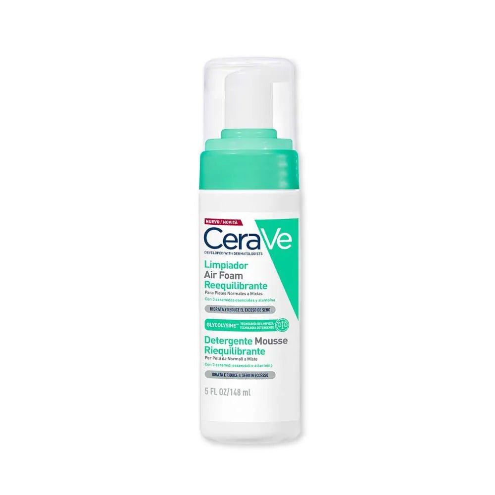 CeraVe Limpiador Air Foam Reequilibrante X 148ML - Tienda Piel