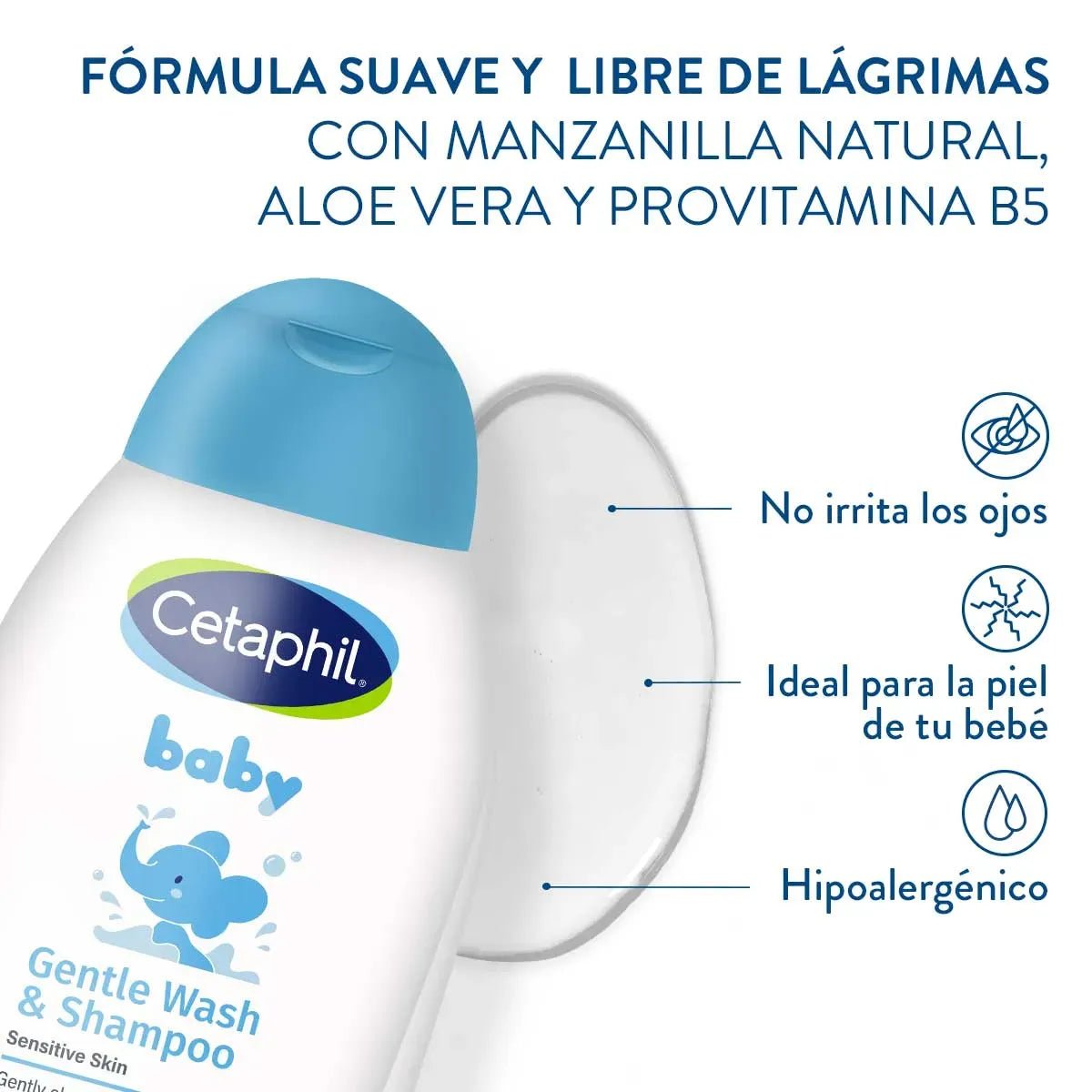 Cetaphil Baby Baño Líquido para Bebés x300ml - TIENDA PIEL
