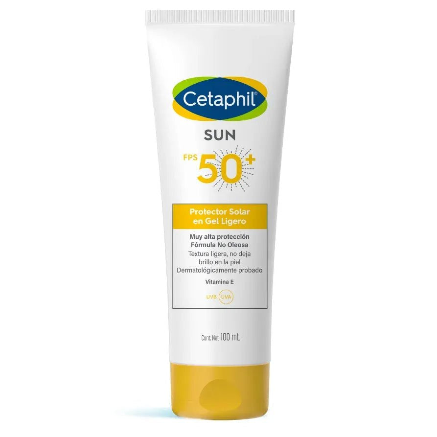 Cetaphil Fotoprotector Sun Gel Ligero SPF50+ x100ml - TIENDA PIEL