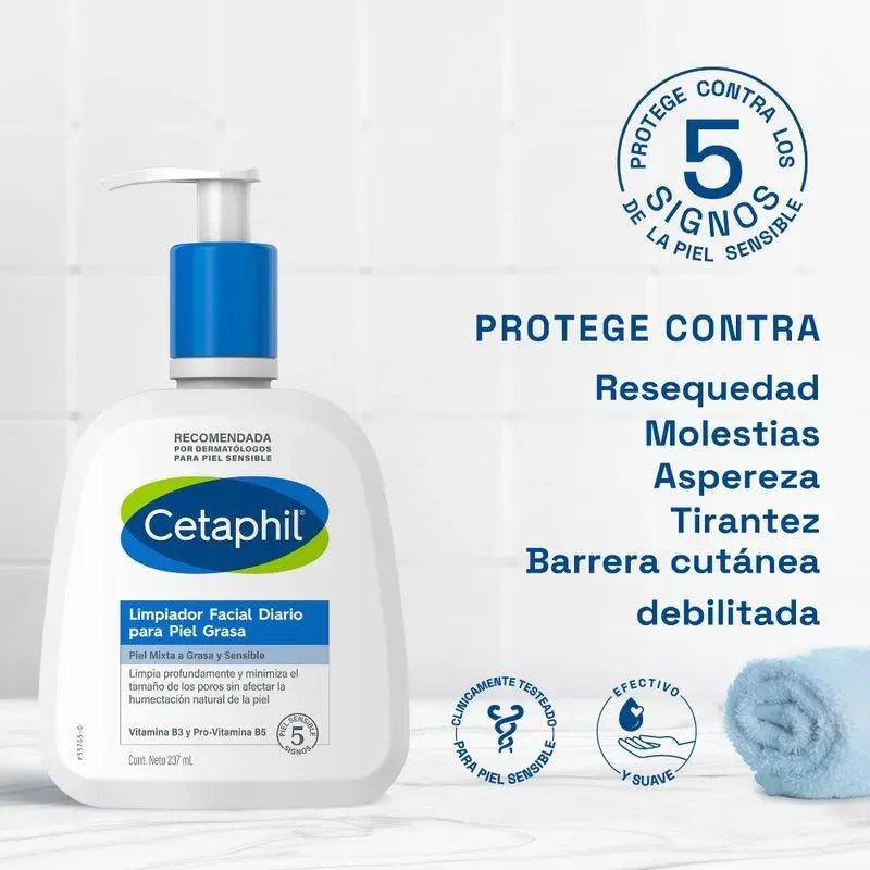 Cetaphil Limpiador Piel Grasa x237ml - TIENDA PIEL