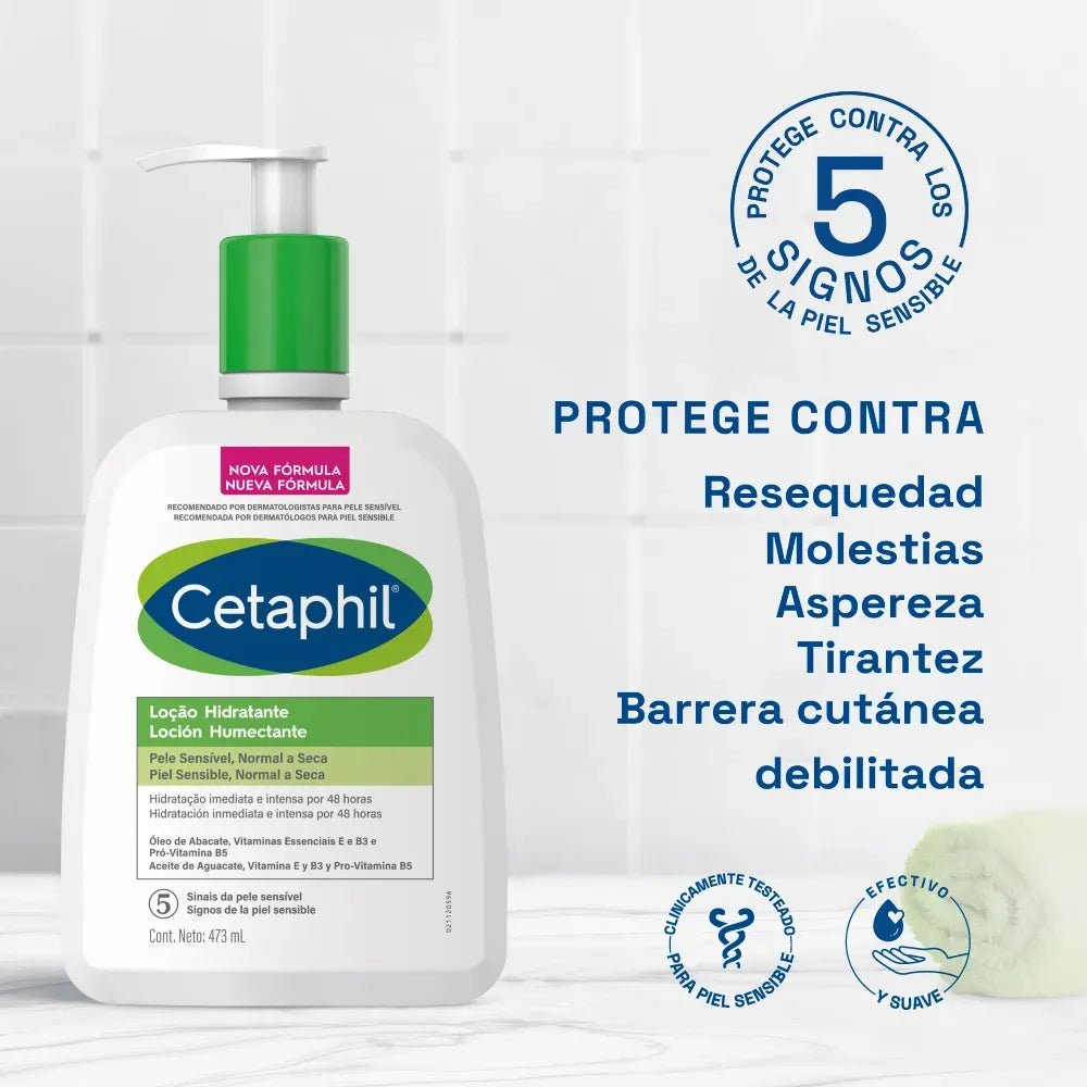 Cetaphil Loción Humectante x473ml - TIENDA PIEL