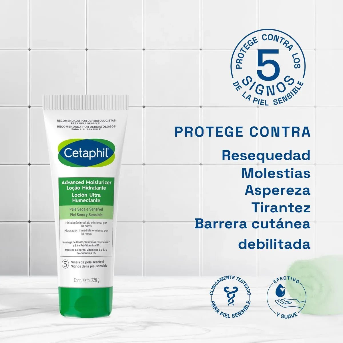 Cetaphil Loción Ultra Humectante x226g - TIENDA PIEL