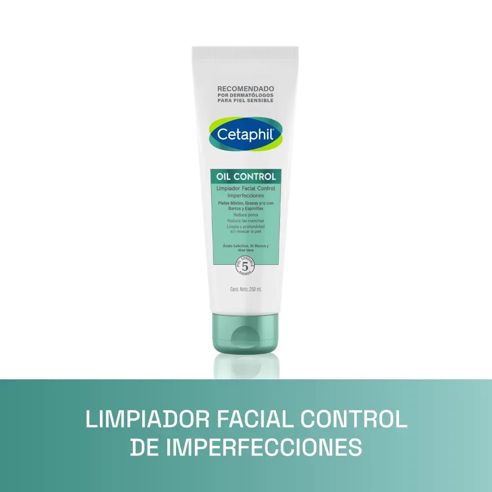 Cetaphil Oil Control Limpiador Facial Anti - Imperfecciones x250ml - TIENDA PIEL