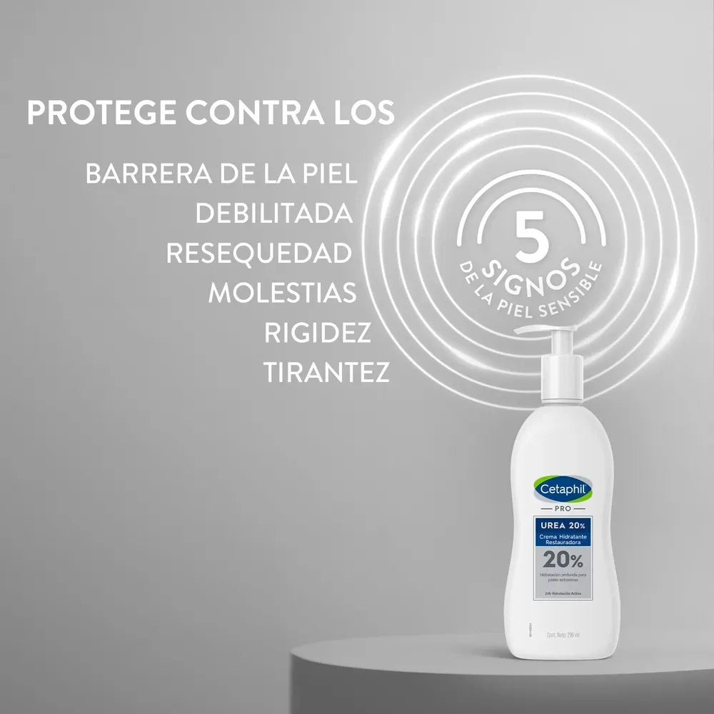 Cetaphil Pro Urea 20% Crema Hidratante Restauradora x295ml - TIENDA PIEL