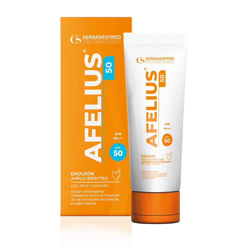 Dermasiegfried Afelius 50 Fotoprotector Pieles Secas SPF50+ x60g - TIENDA PIEL
