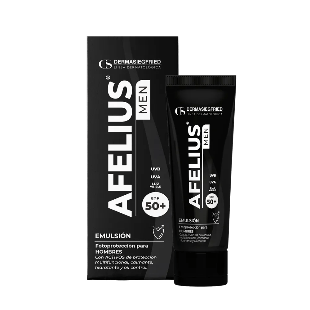Dermasiegfried Afelius Men Emulsión SPF50+ x60g - TIENDA PIEL