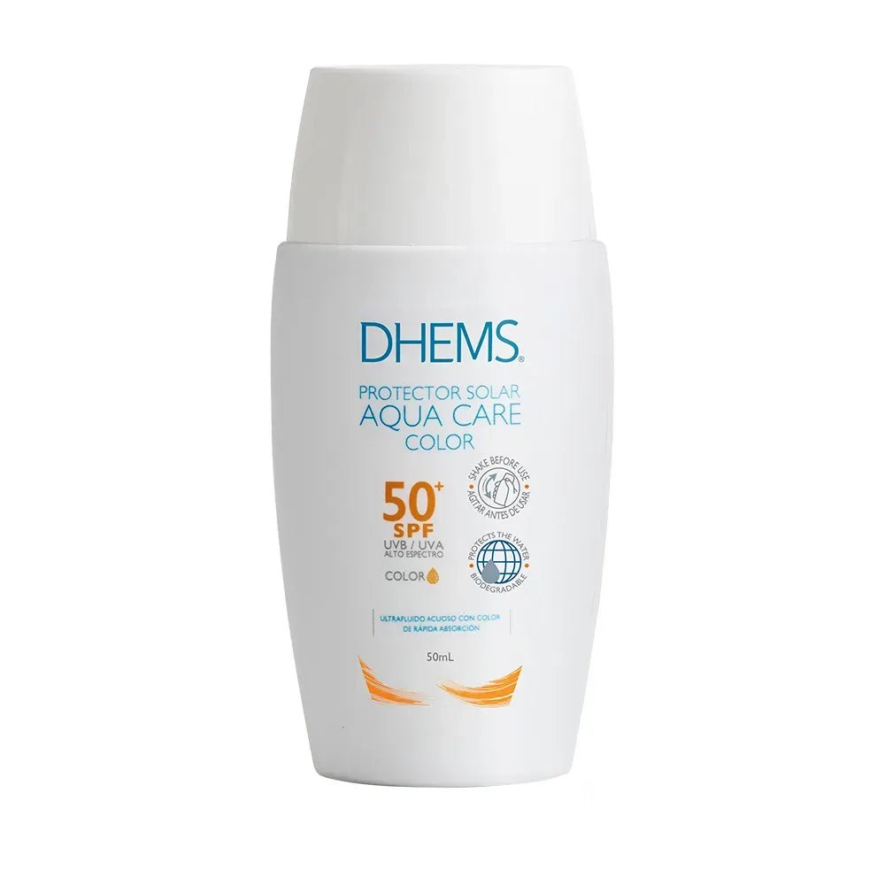 Dhems Fotoprotector Aqua Care con Color SPF50+ x50ml - TIENDA PIEL