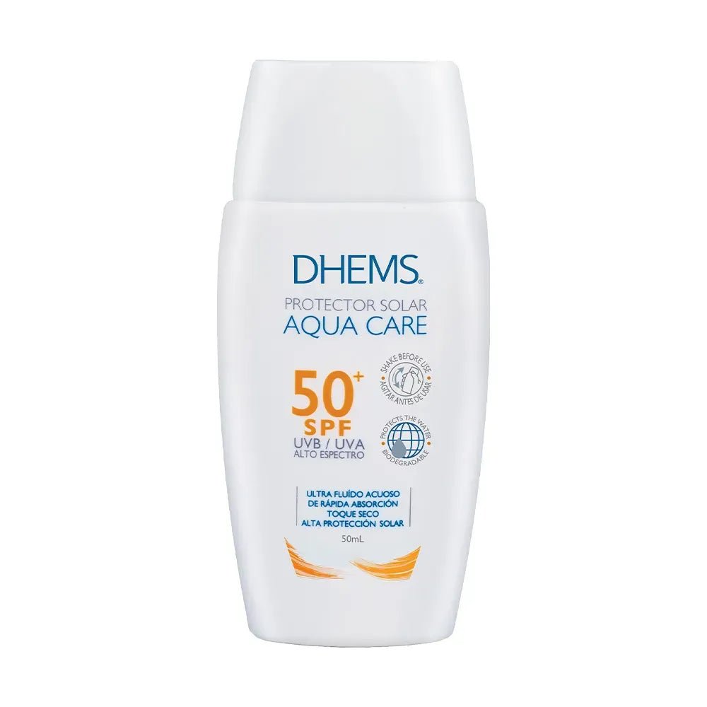 Dhems Fotoprotector Aqua Care SPF50+ x50ml - TIENDA PIEL