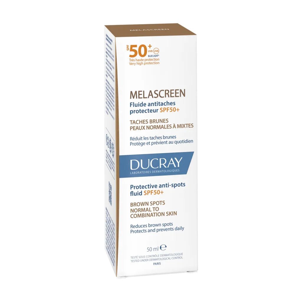 Ducray Melascreen Fluido Protector Anti - manchas SPF50+ x50ml - TIENDA PIEL