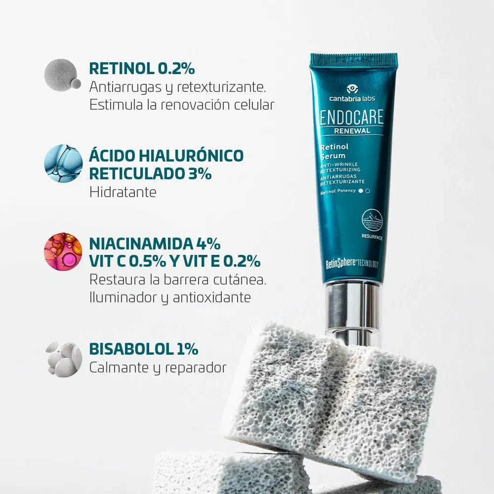 Endocare Renewal Retinol 0.2% Sérum Antiarrugas x30ml - TIENDA PIEL
