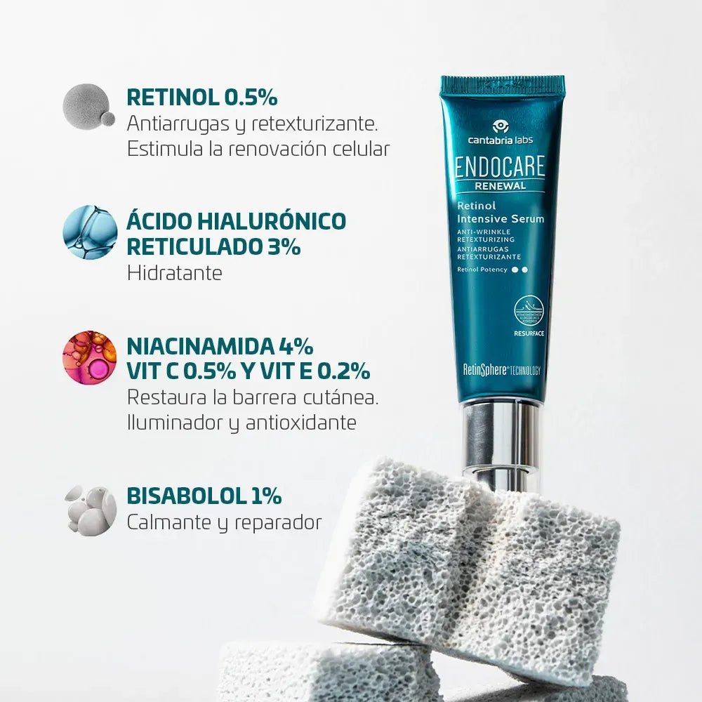 Endocare Renewal Retinol 0.5% Sérum Antiarrugas x30ml - TIENDA PIEL