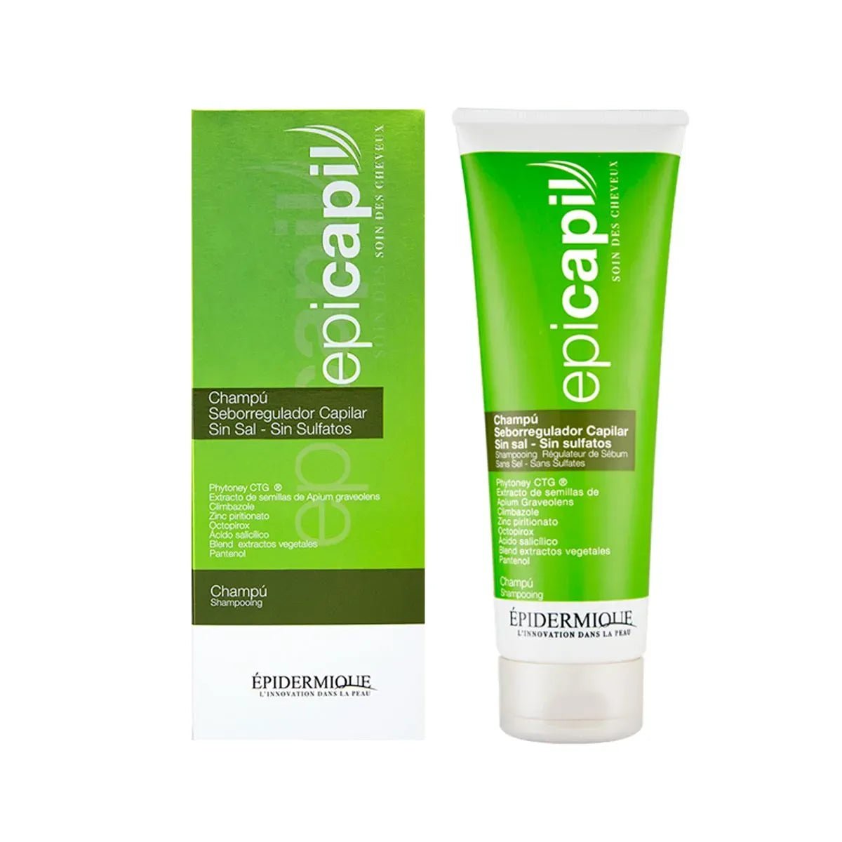 Epidermique Epicapil Champu Seborregulador x250ml - TIENDA PIEL