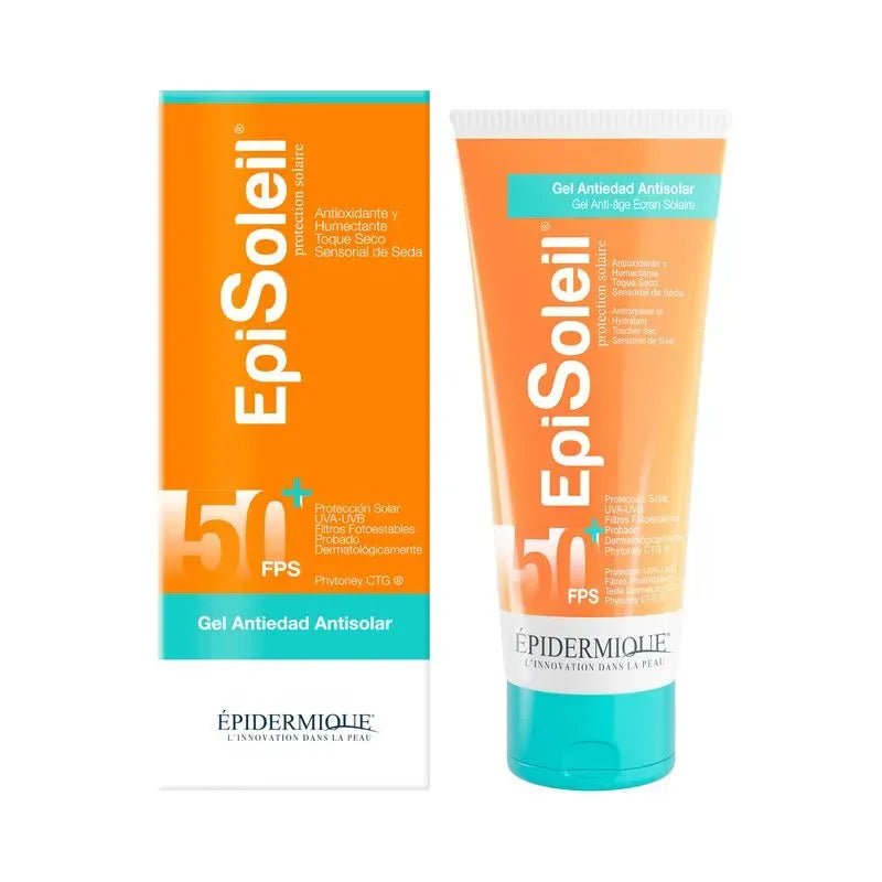 Epidermique Episoleil Gel Antiedad Antisolar SPF50+ x70g - TIENDA PIEL