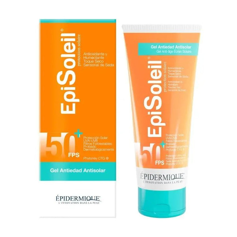 Epidermique Episoleil Gel Antiedad Antisolar SPF50+ x70g - TIENDA PIEL