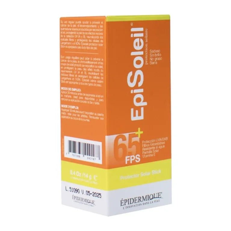 Episoleil Protector Solar Stick SPF 65+ - TIENDA PIEL