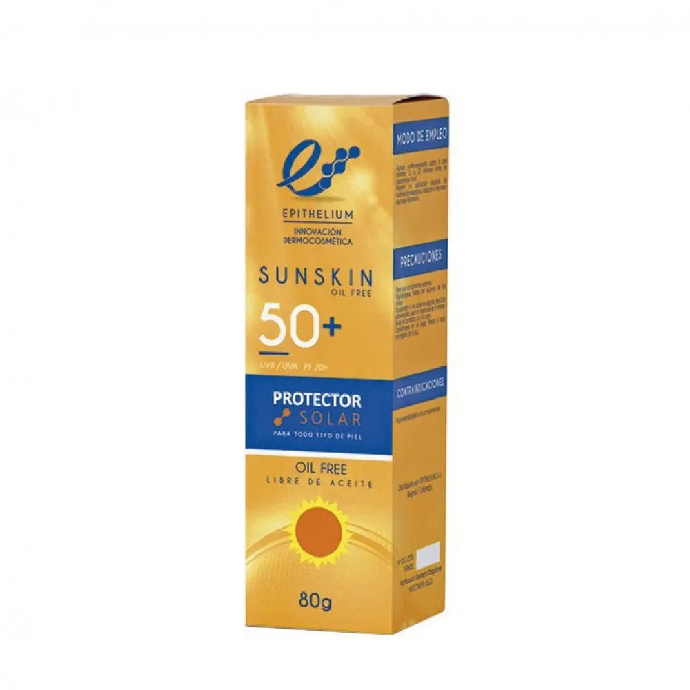 Epitheluim Sunskin Protector Solar Oil free SPF50+ x80gr - TIENDA PIEL