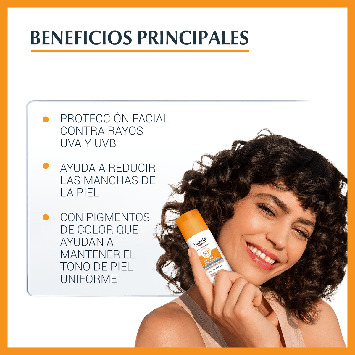 Eucerin antimanchas solar Pigment Control Tono Medio x 50 ml - TIENDA PIEL