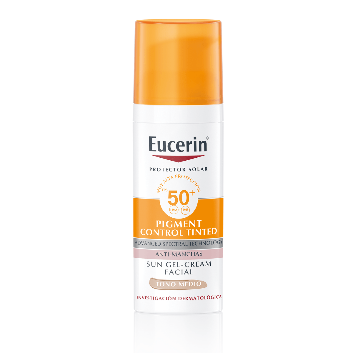 Eucerin antimanchas solar Pigment Control Tono Medio x 50 ml - TIENDA PIEL