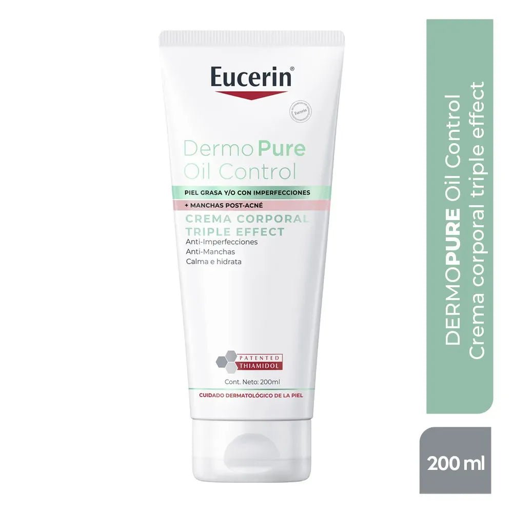 Eucerin DermoPure Triple Effect Crema Corporal 200 ml - TIENDA PIEL