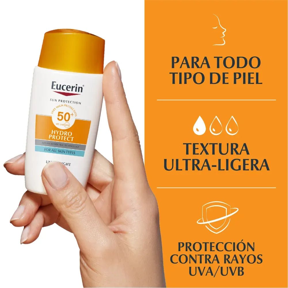 Eucerin Hydro Fluid Textura Ultra - Ligera 50 ml - TIENDA PIEL