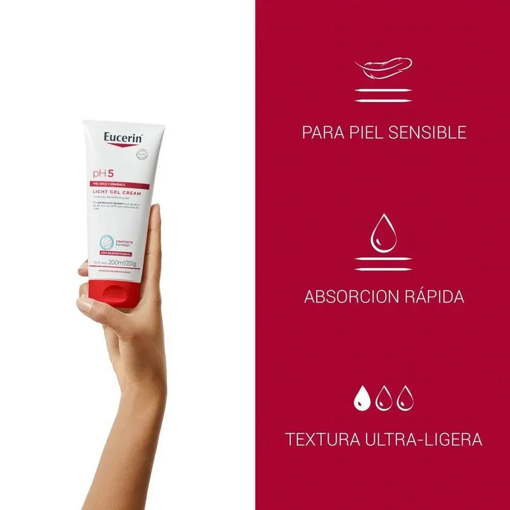 Eucerin pH5 Gel - Crema Ligera Hidratante x200ml - TIENDA PIEL