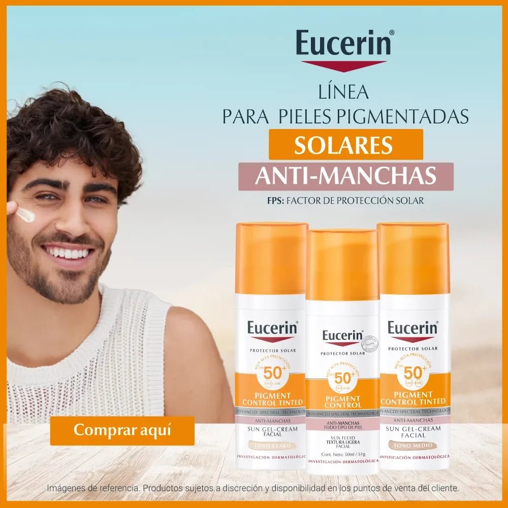 Eucerin Protector Solar Pigment Control Sun Fluid SPF 50+ 50 ml - TIENDA PIEL