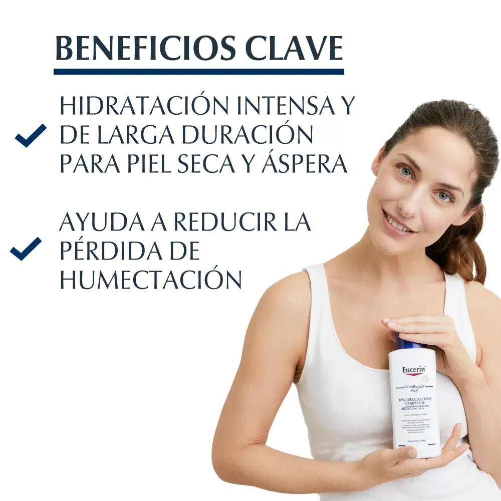 Eucerin UreaRepair Plus Locion 10% Urea x250ml - TIENDA PIEL