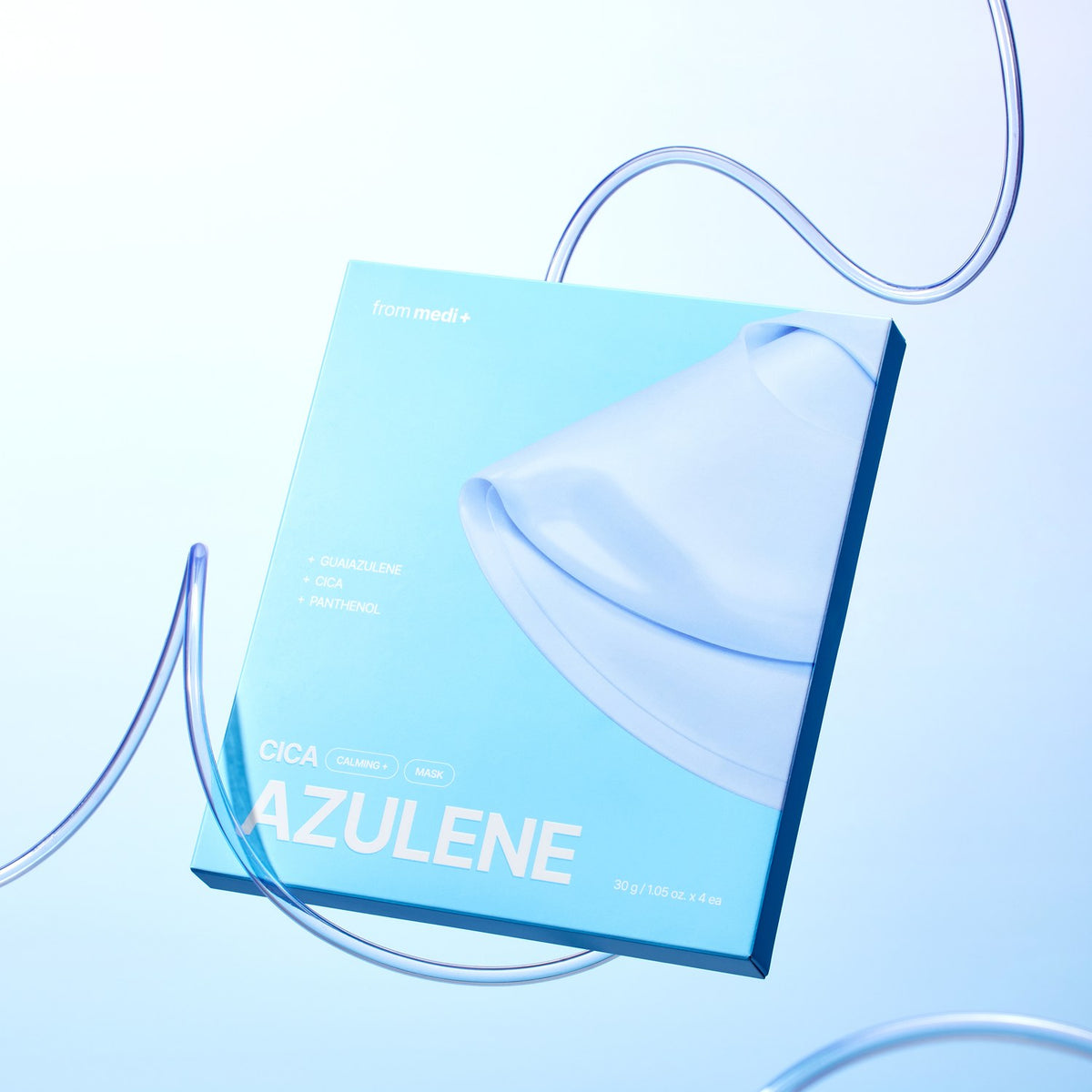 Sachet from medi+ Azulene Cica Calming Mask, mascarilla hidrogel