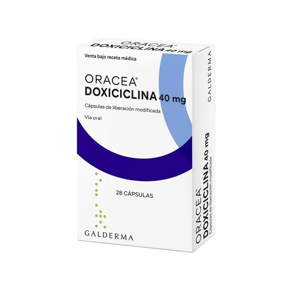 Galderma Oracea Doxiciclina x28 Cápsulas x40mg - TIENDA PIEL