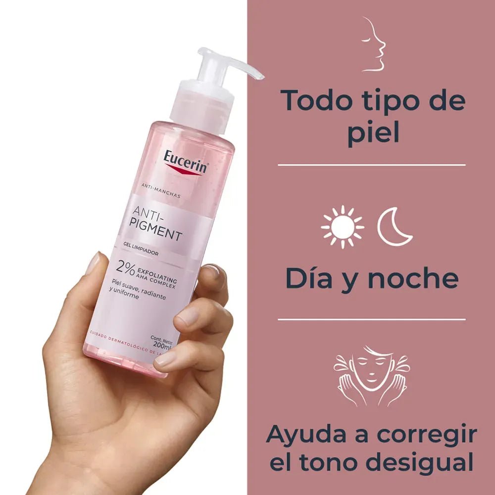 Gel Limpiador Eucerin Anti - Pigment Exfoliating 200 ml - TIENDA PIEL