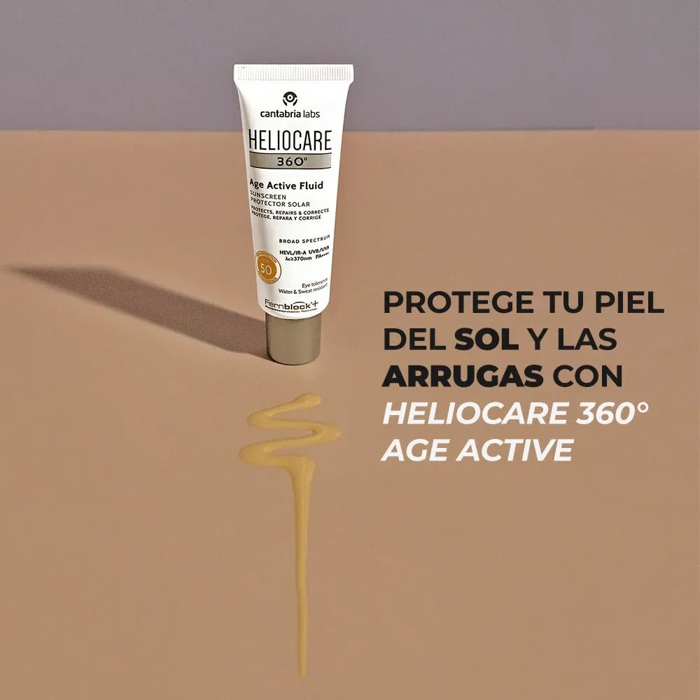 Heliocare 360° Fotoprotector Age Active Fluido SPF50+ x50ml - TIENDA PIEL