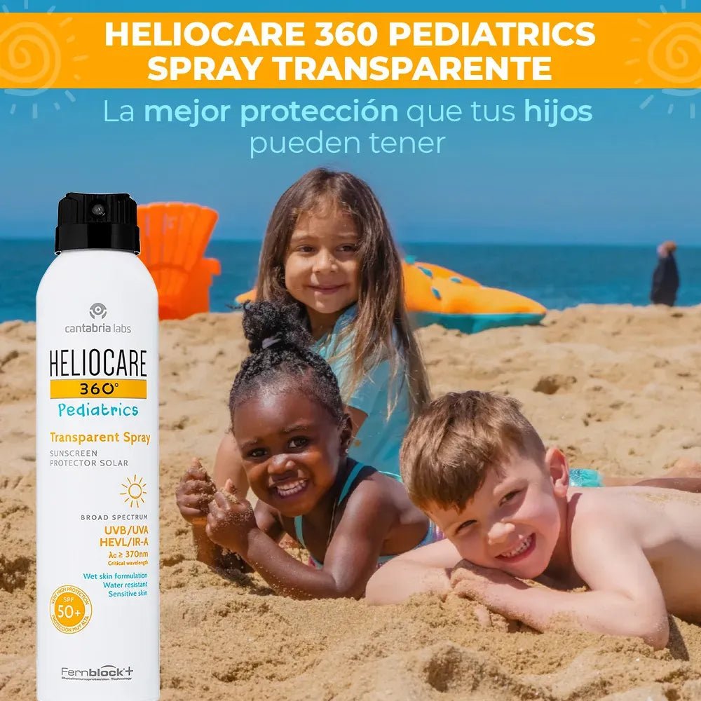 Heliocare 360° Fotoprotector en Spray para Niños SPF50+ x200ml - TIENDA PIEL