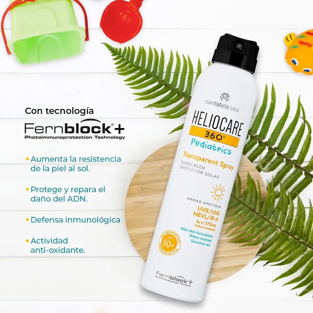 Heliocare 360° Fotoprotector en Spray para Niños SPF50+ x200ml - TIENDA PIEL