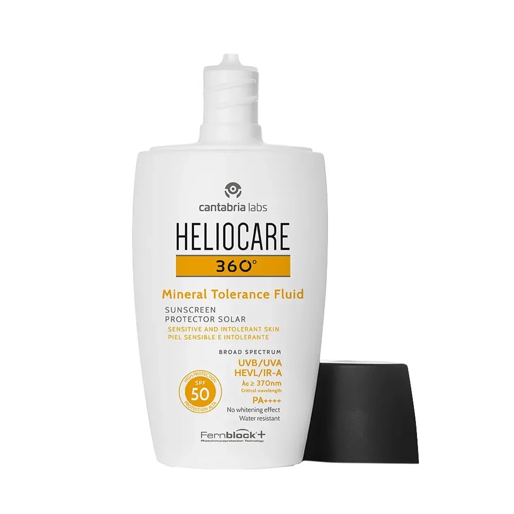 Heliocare 360° Fotoprotector Mineral Tolerance Fluido SPF50+ x50ml - TIENDA PIEL