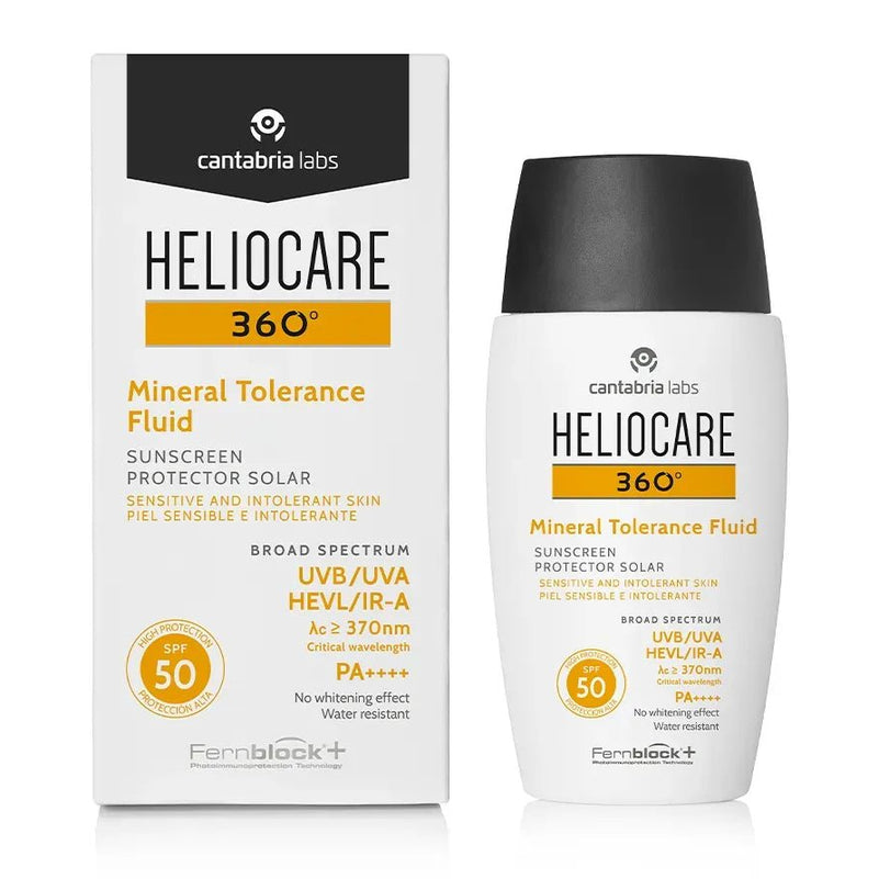 Heliocare 360° Fotoprotector Mineral Tolerance Fluido SPF50+ x50ml