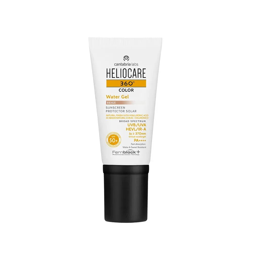 Heliocare 360° Fotoprotector Water Gel SPF50+ Color Beige x50ml - TIENDA PIEL