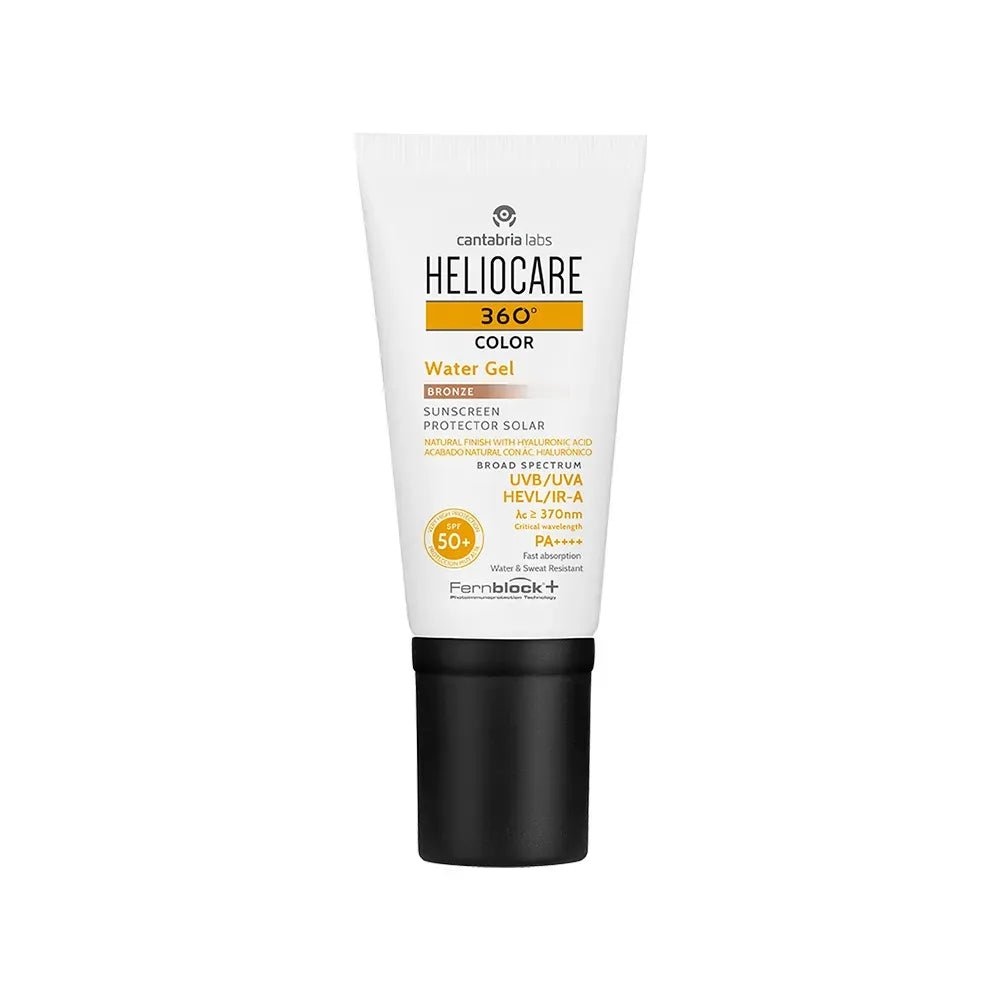 Heliocare 360° Fotoprotector Water Gel SPF50+ Color Bronze x50ml - TIENDA PIEL