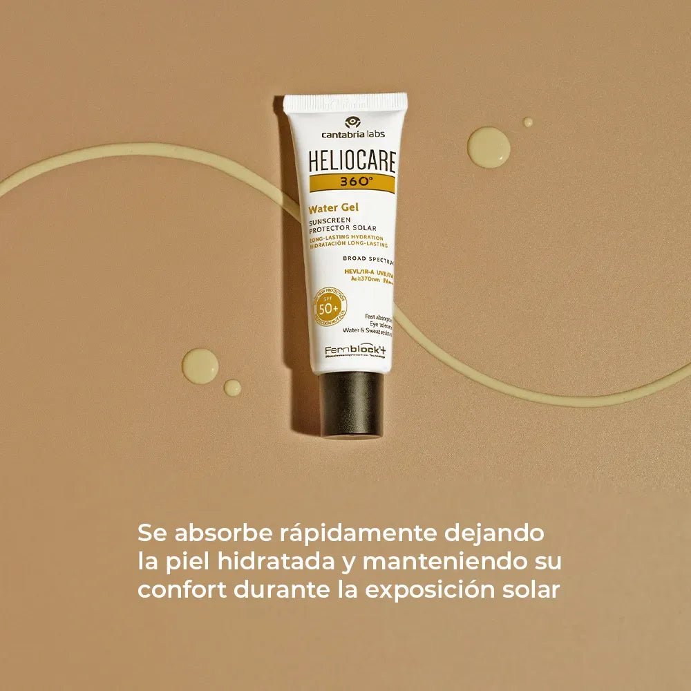 Heliocare 360° Fotoprotector Water Gel SPF50+ x50ml - TIENDA PIEL