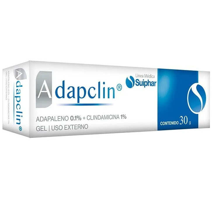 Suiphar Adapclin (Adapaleno 0.1%+Clindamicina 1%) Gel X 30g