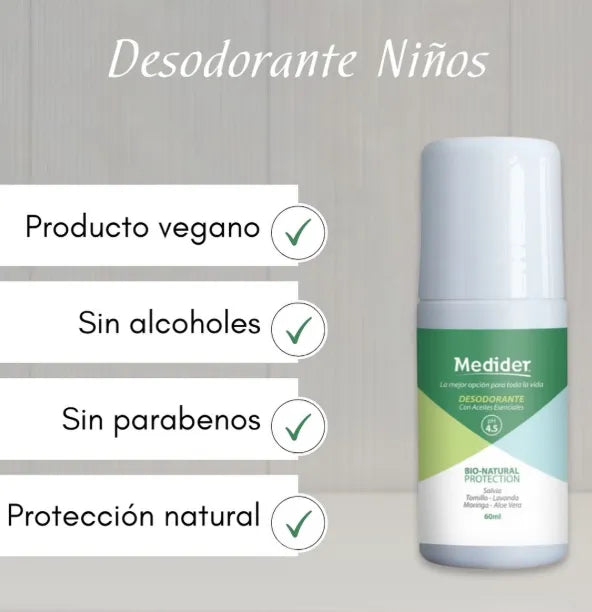 Medider Desodorante Verde Niño x60ml