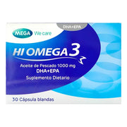 Hi Omega 3 aceite de pescado suplemento