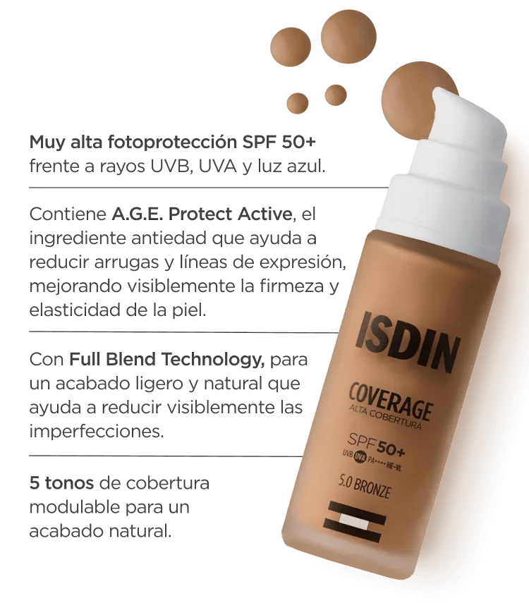 Isdin Coverage 5.0 Bronze SPF50+ x30gr