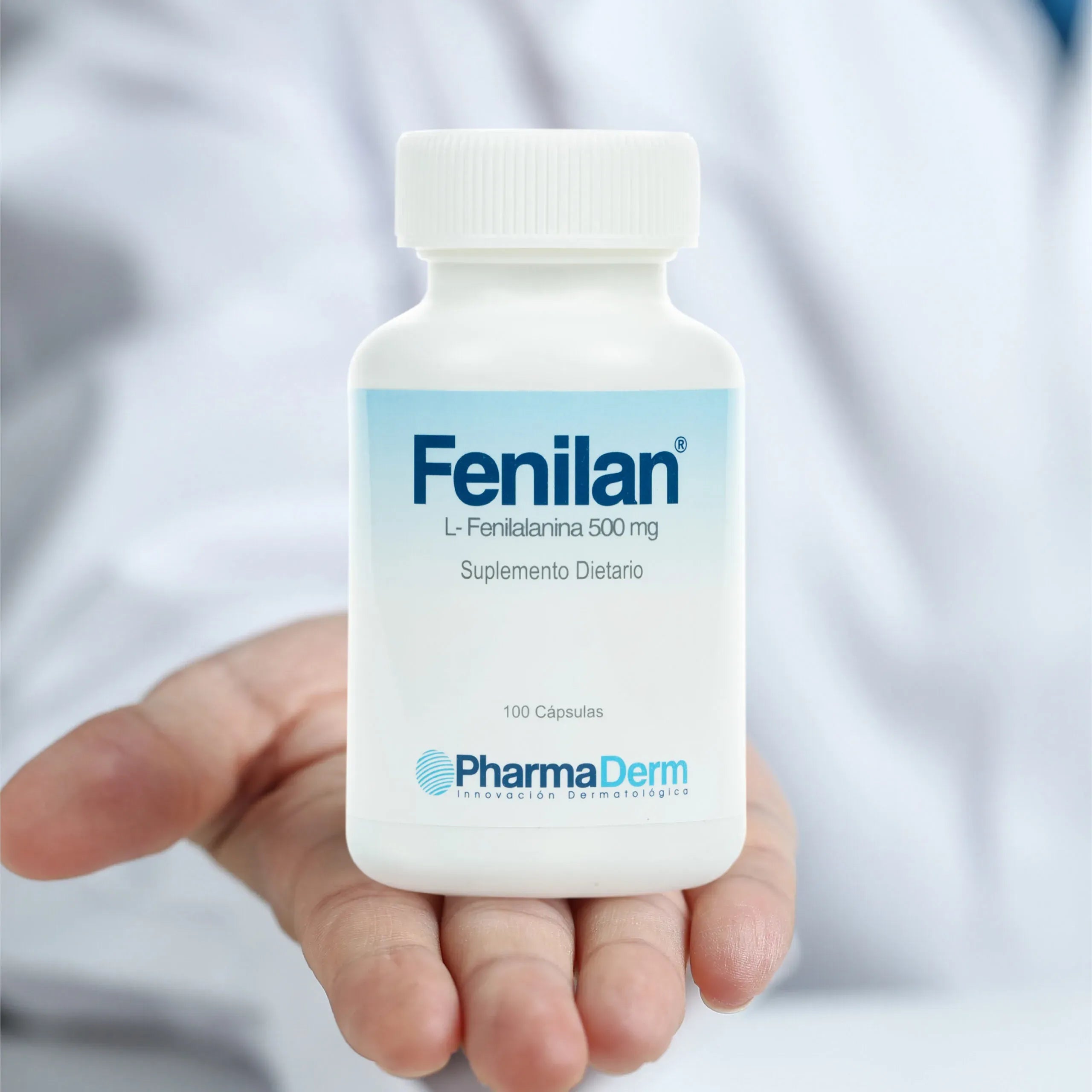 Pharmaderm Fenilan (Fenilalanina 500mg) x100 capsulas
