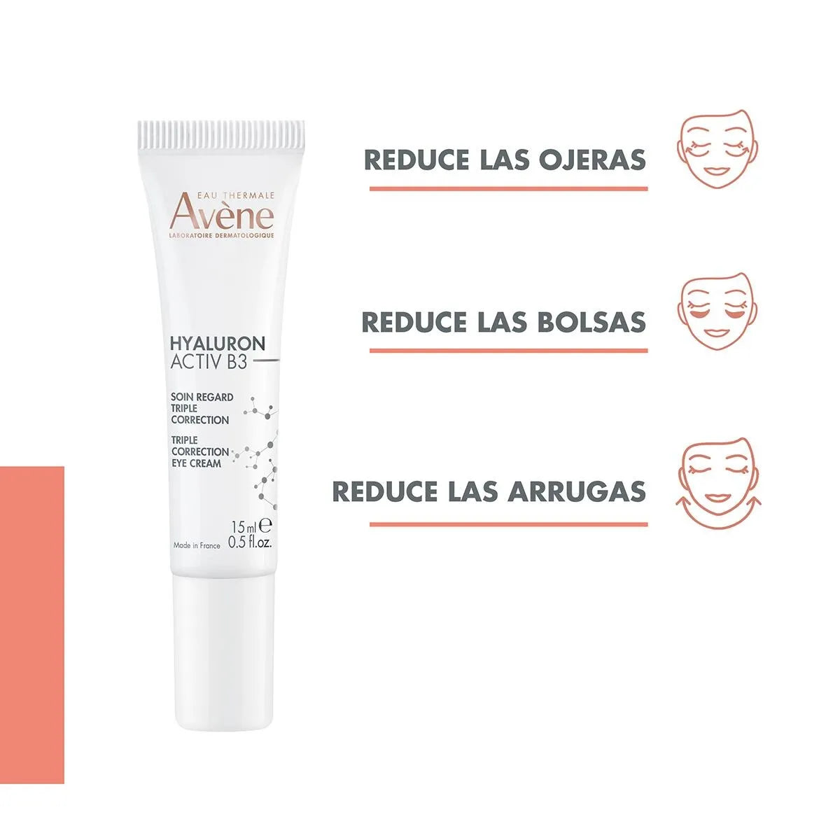 Avene Hyaluron Activ B3 Contorno de Ojos Triple Corrección x15ml