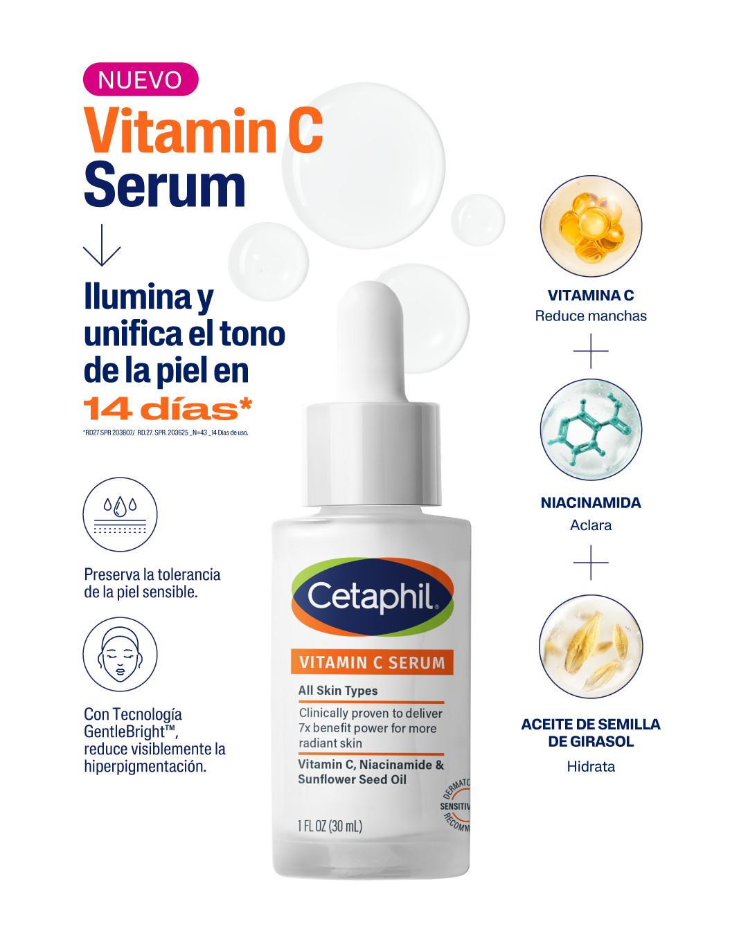 Cetaphil serum Vitamina C y Niacinamida