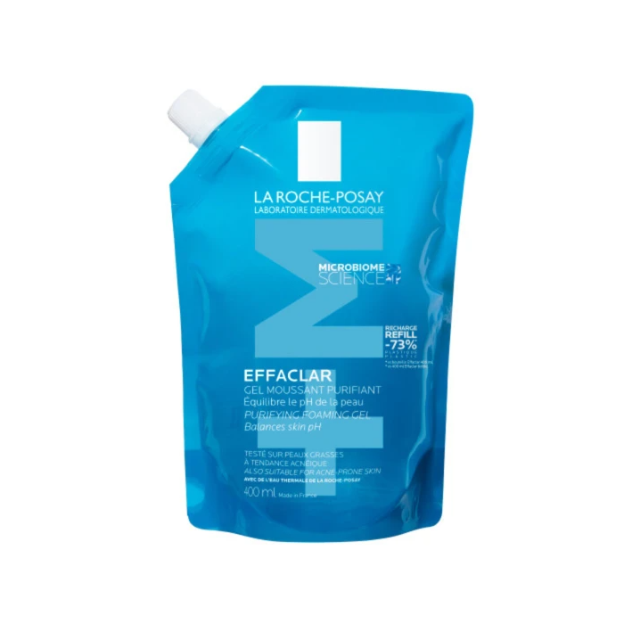 EFFACLAR GEL LIMPIADOR REFILL X 400ML