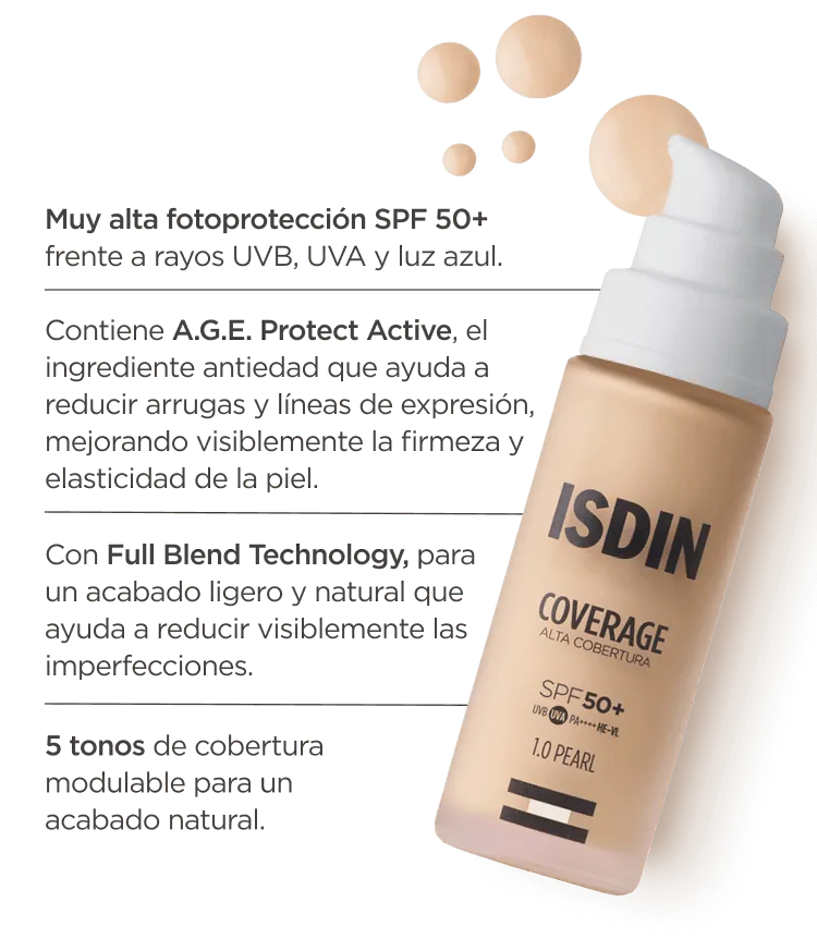 Isdin Coverage 1.0 Pearl SPF50+ x30gr